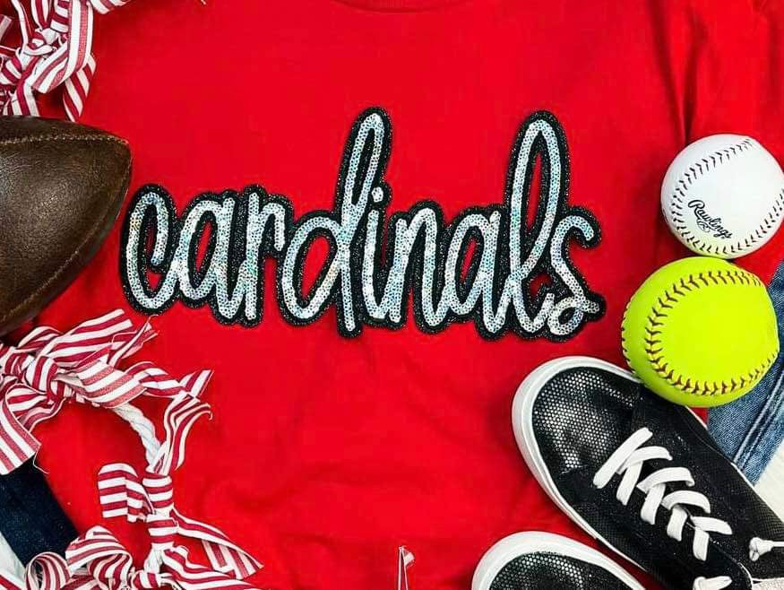 Sequin mascot sweatshirt