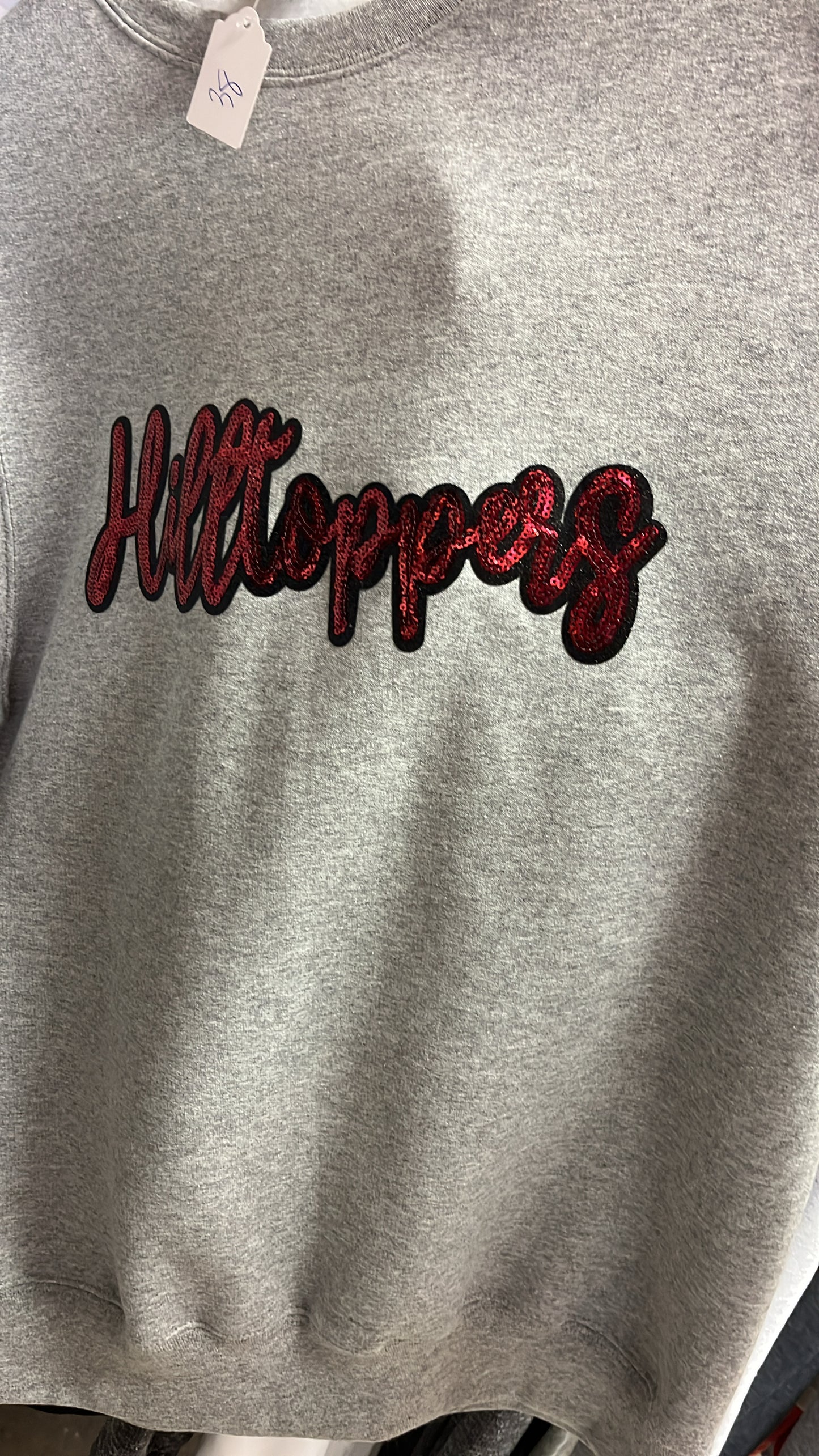 Sequin mascot sweatshirt