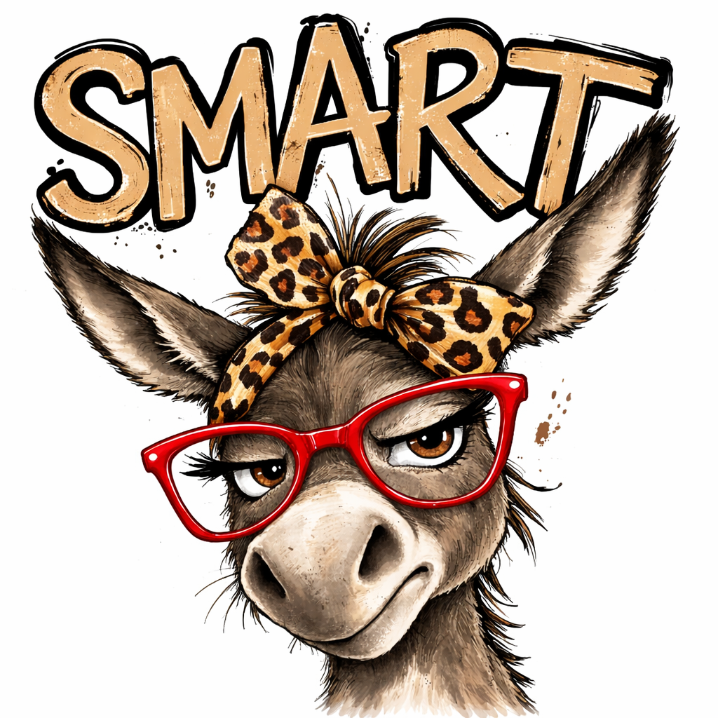 Smart ass tee or crew