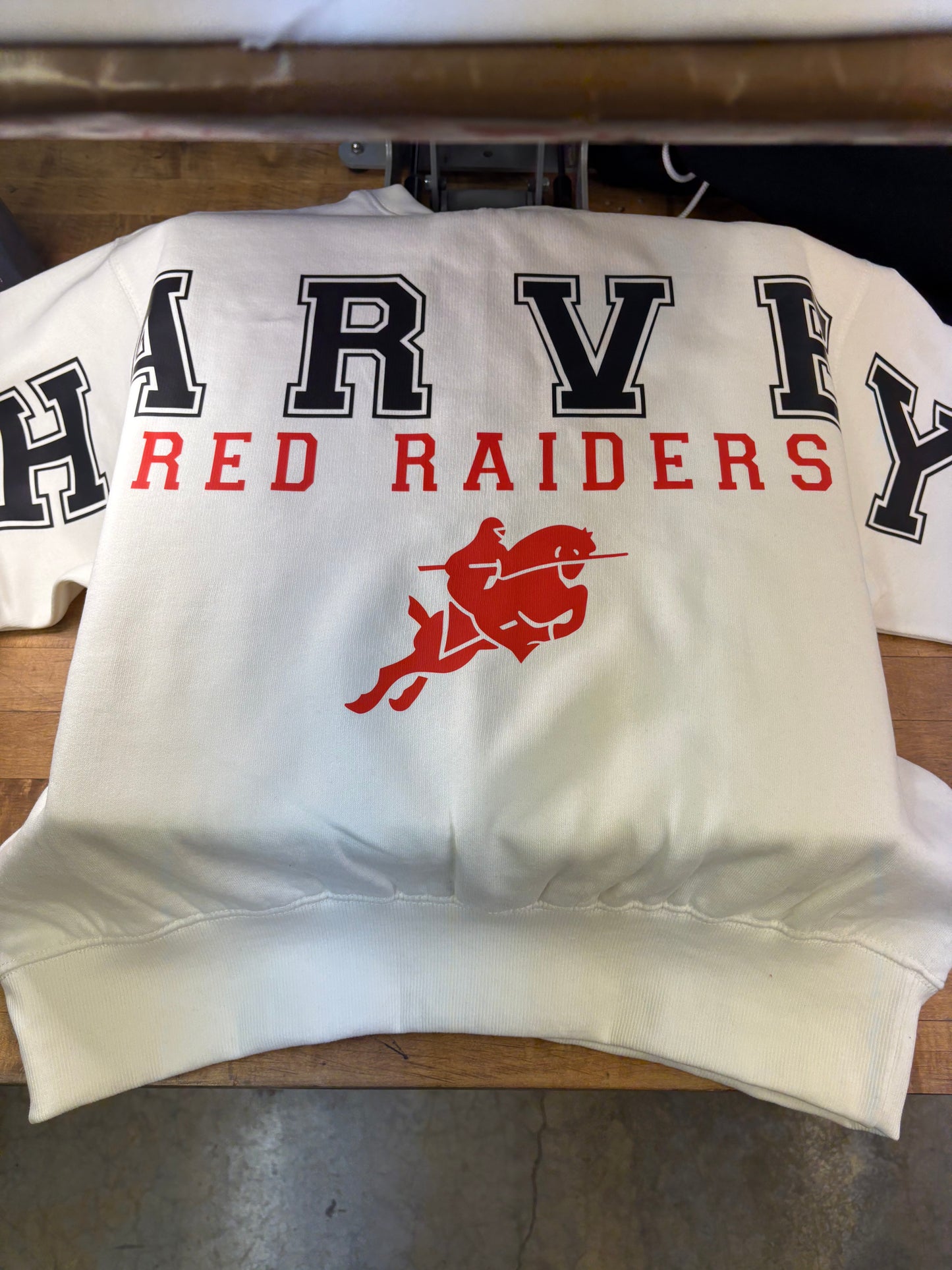 Oversized Print Horizontal school/mascot Crew