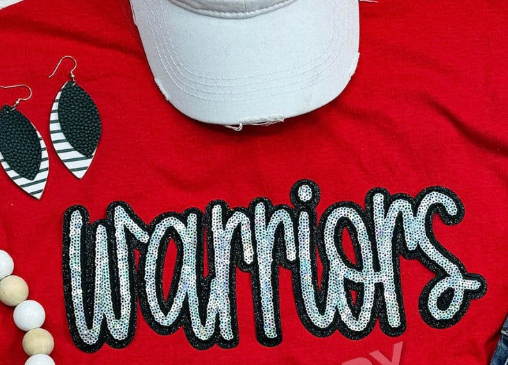 Sequin mascot sweatshirt