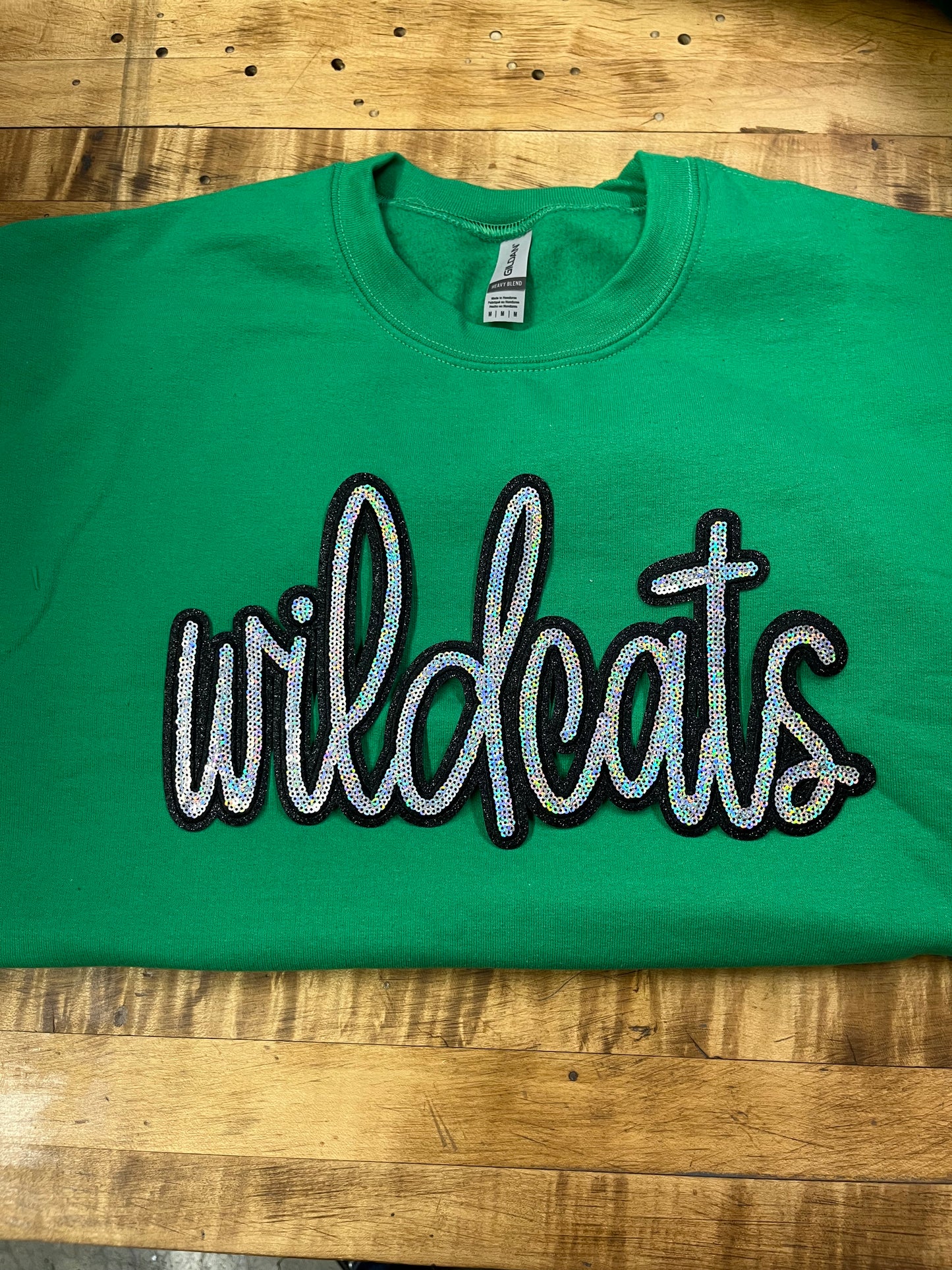 Sequin mascot sweatshirt