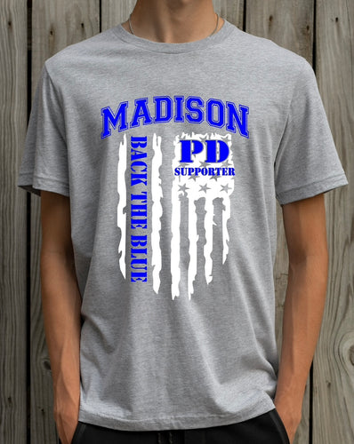 Madison PD $10 Back The Blue T-shirt