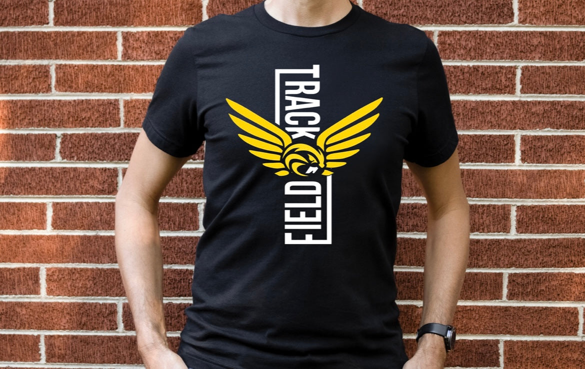 Riverside Track & Field with wings