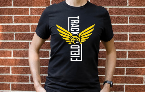 Riverside Track & Field with wings $12 tee or tank