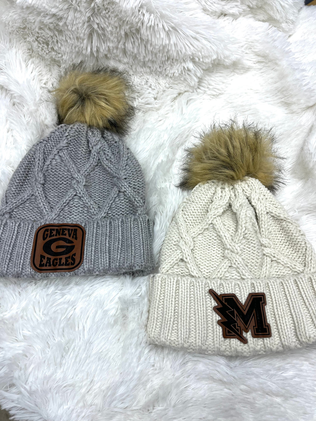 New Era Beanie with Pom