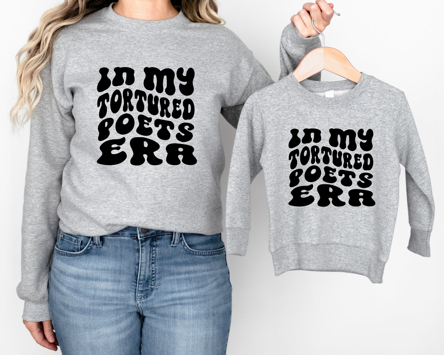 In my tortured poets era crew sweatshirt