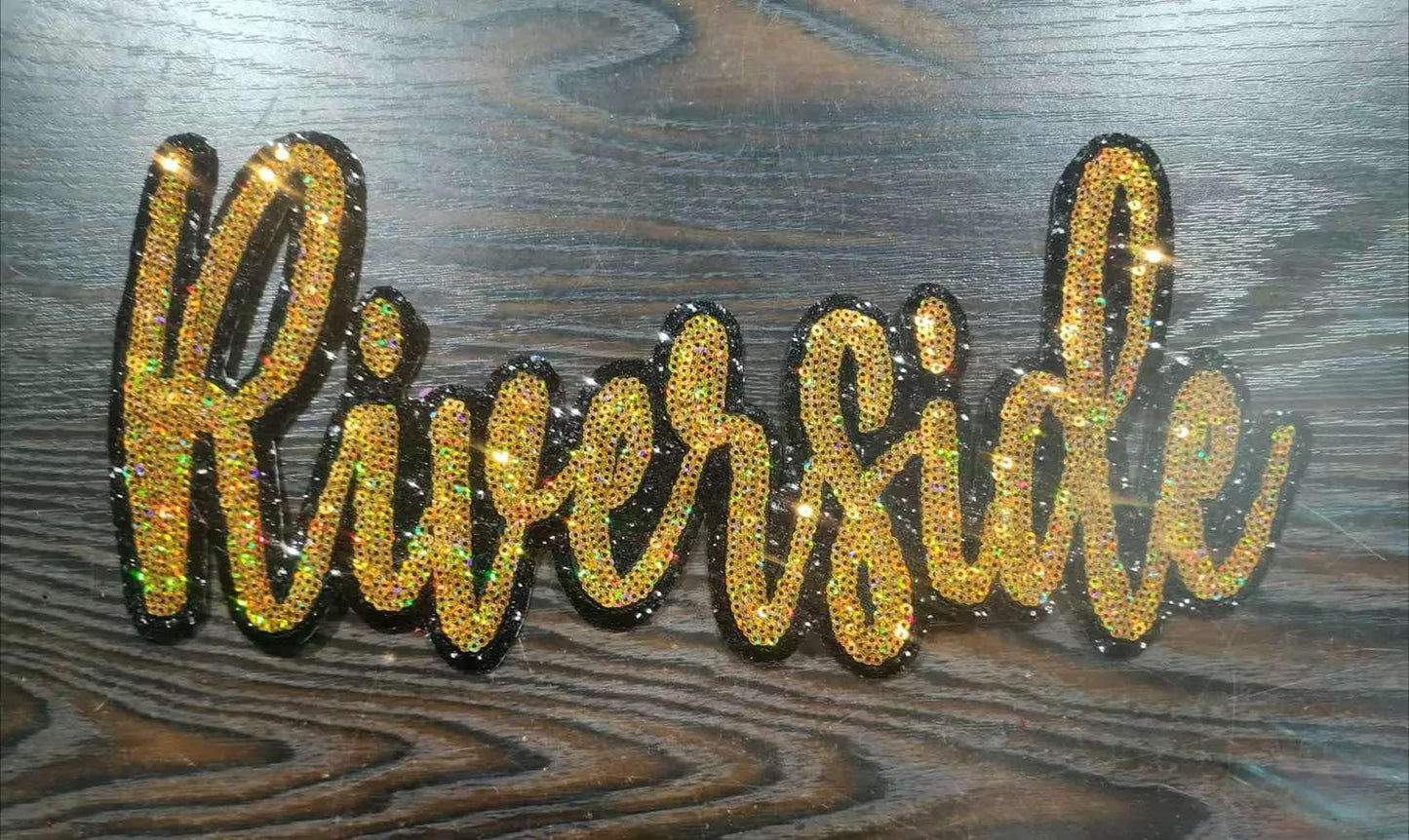 Sequin mascot sweatshirt