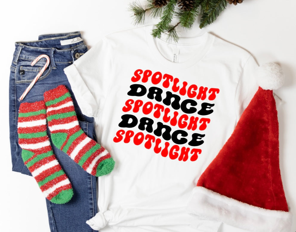 Spotlight dance retro wavy