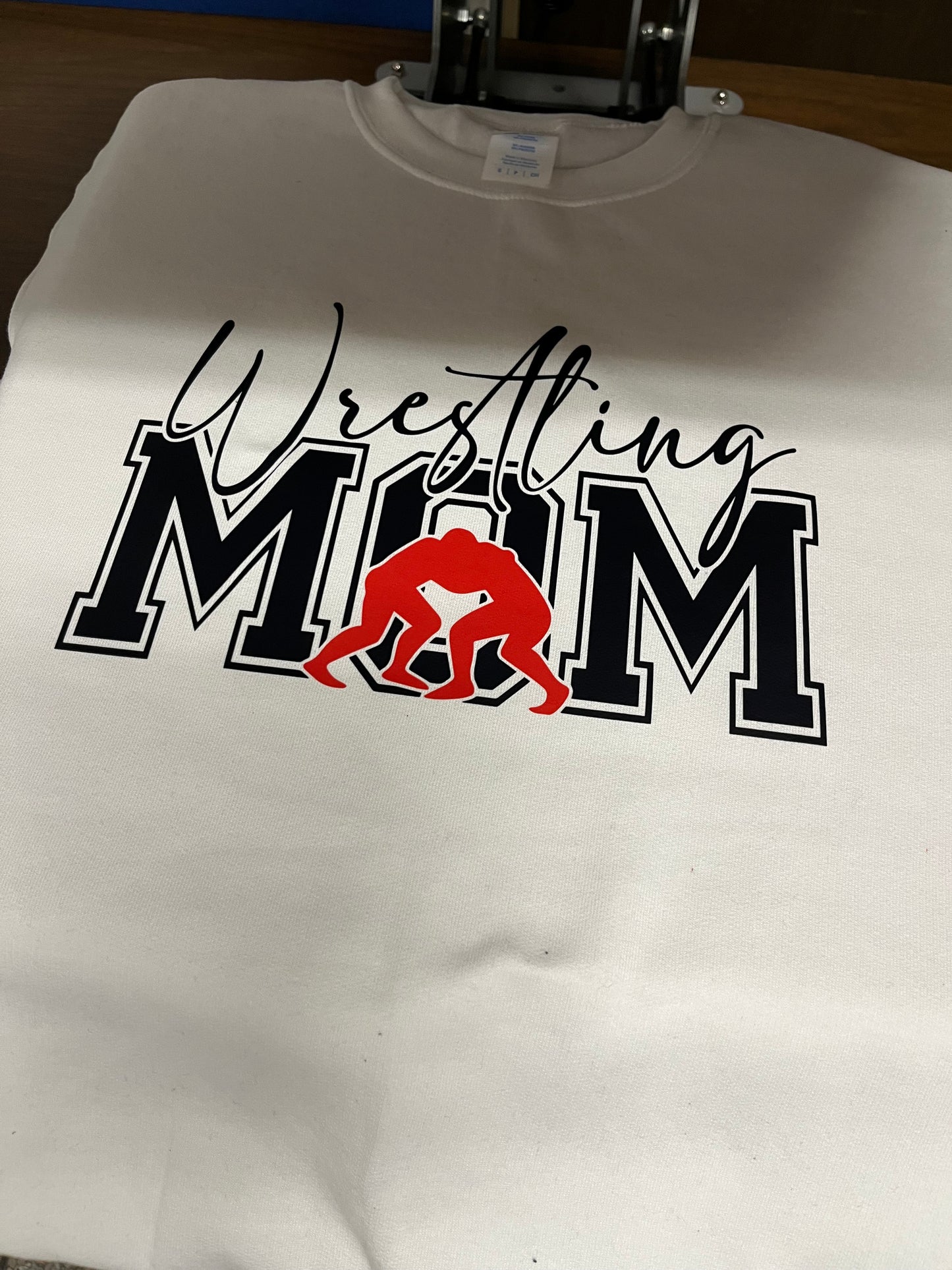Wrestling mom crew sweatshirt