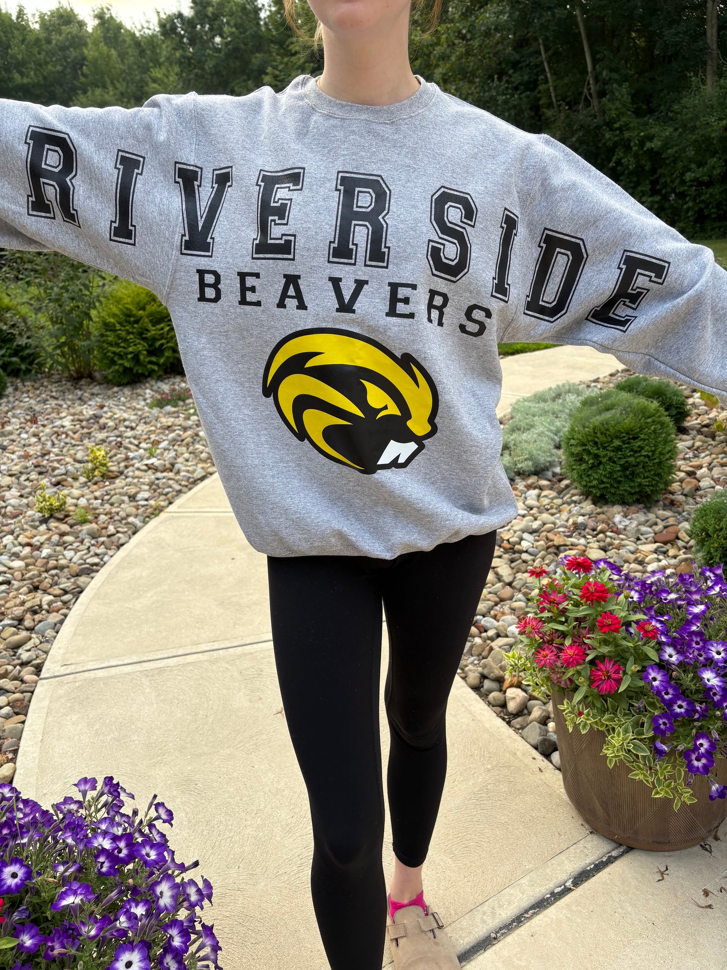 Oversized Print Horizontal school/mascot Crew