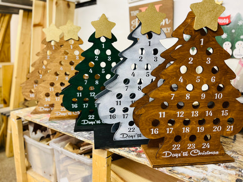 Advent bottle tree finished or unfinished