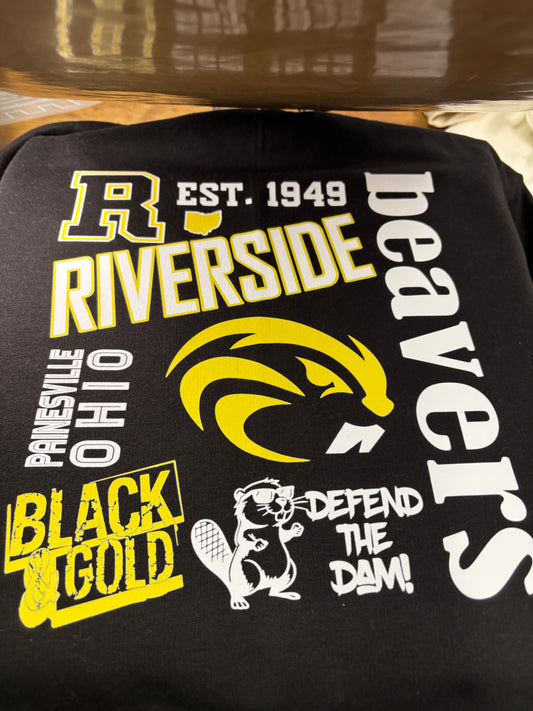 Collage crew sweatshirt