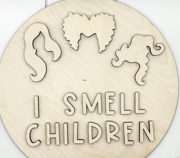 I smell children round DIY
