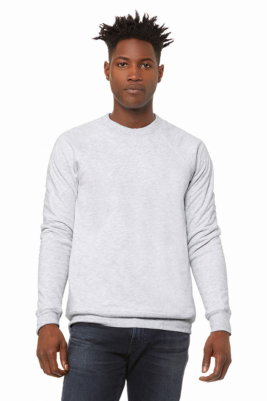 Bella Canvas Sponge Raglan Unisex Crew Sweatshirt 3901