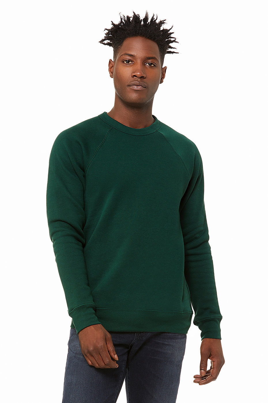 Bella Canvas Sponge Raglan Unisex Crew Sweatshirt 3901