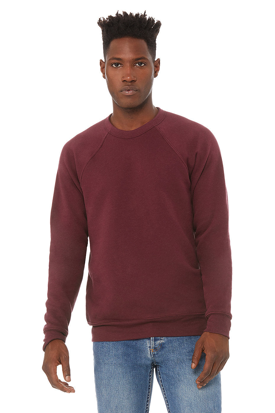 Bella Canvas Sponge Raglan Unisex Crew Sweatshirt 3901