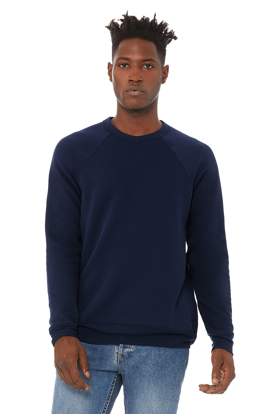 Bella Canvas Sponge Raglan Unisex Crew Sweatshirt 3901