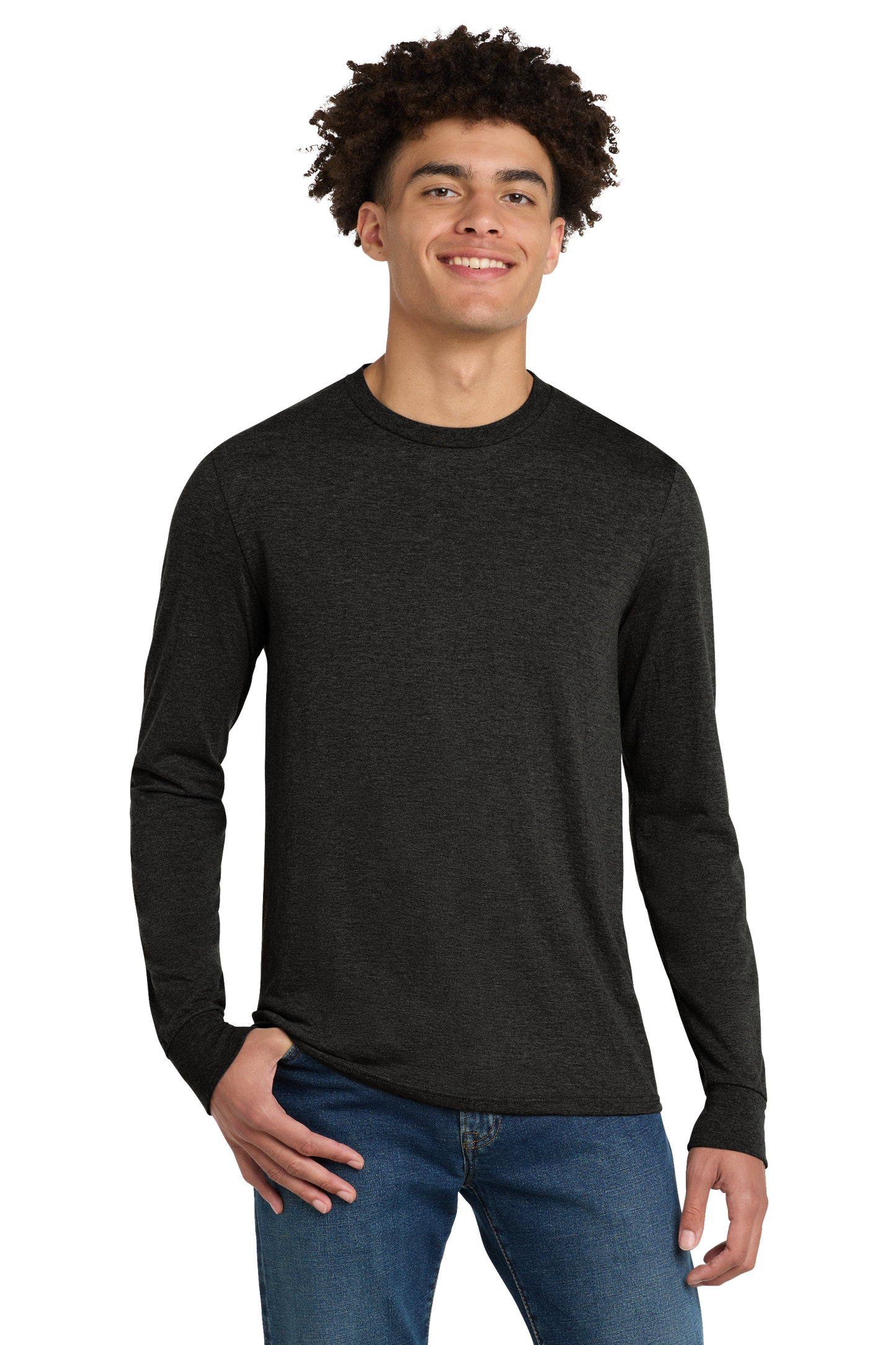 District DM132 CVC Unisex Long Sleeve Tshirt