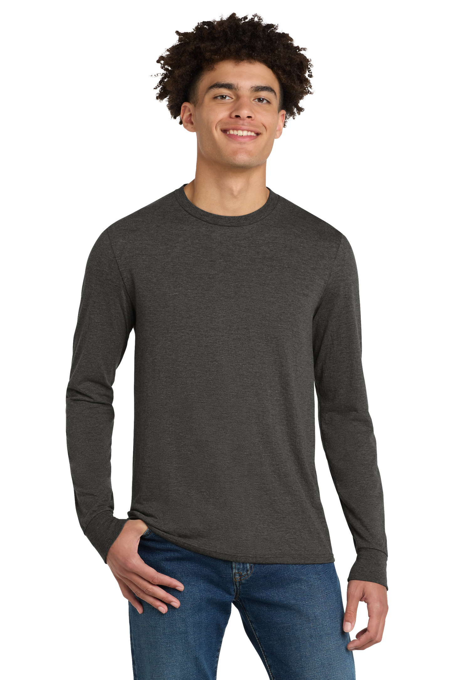 District DM132 CVC Unisex Long Sleeve Tshirt