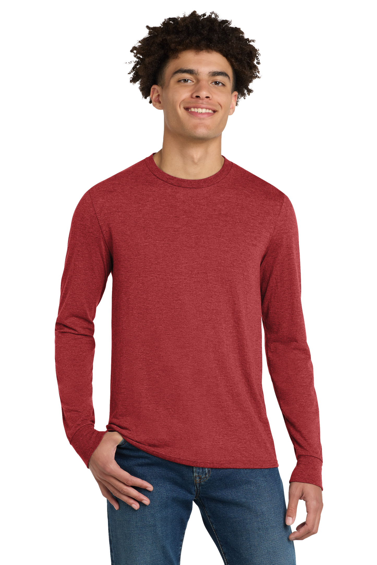 District DM132 CVC Unisex Long Sleeve Tshirt