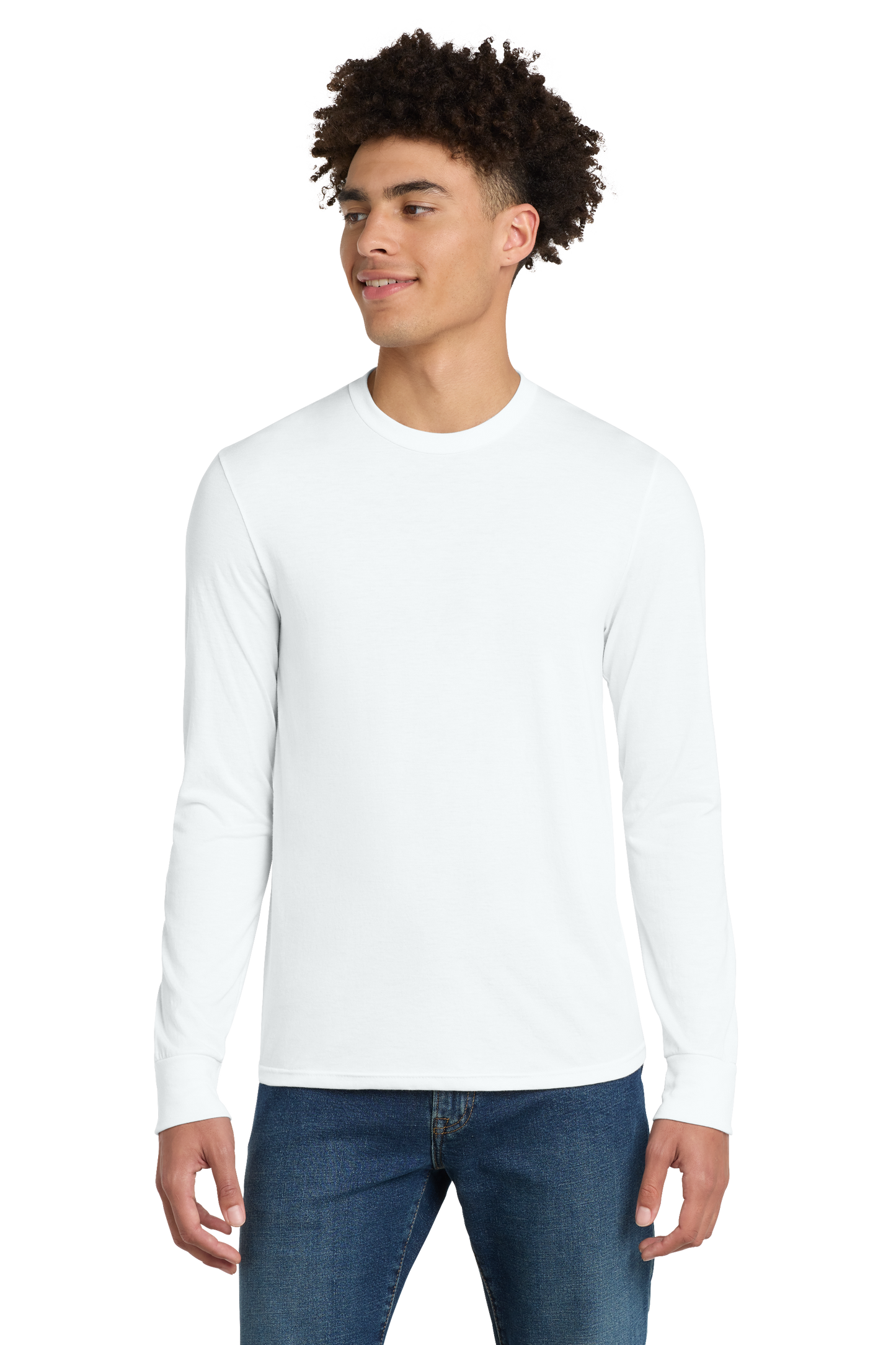 District DM132 CVC Unisex Long Sleeve Tshirt