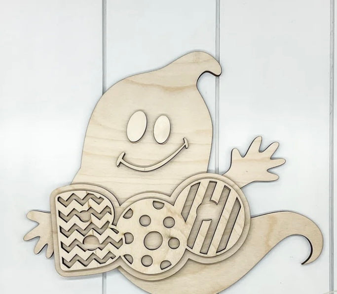 Ghost with BOO DIY