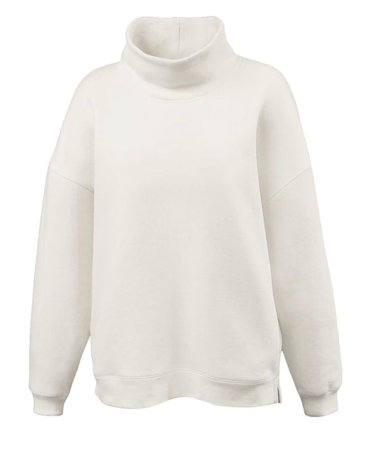Mock turtle neck sweatshirt