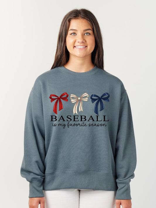 Baseball is my favorite season with bows