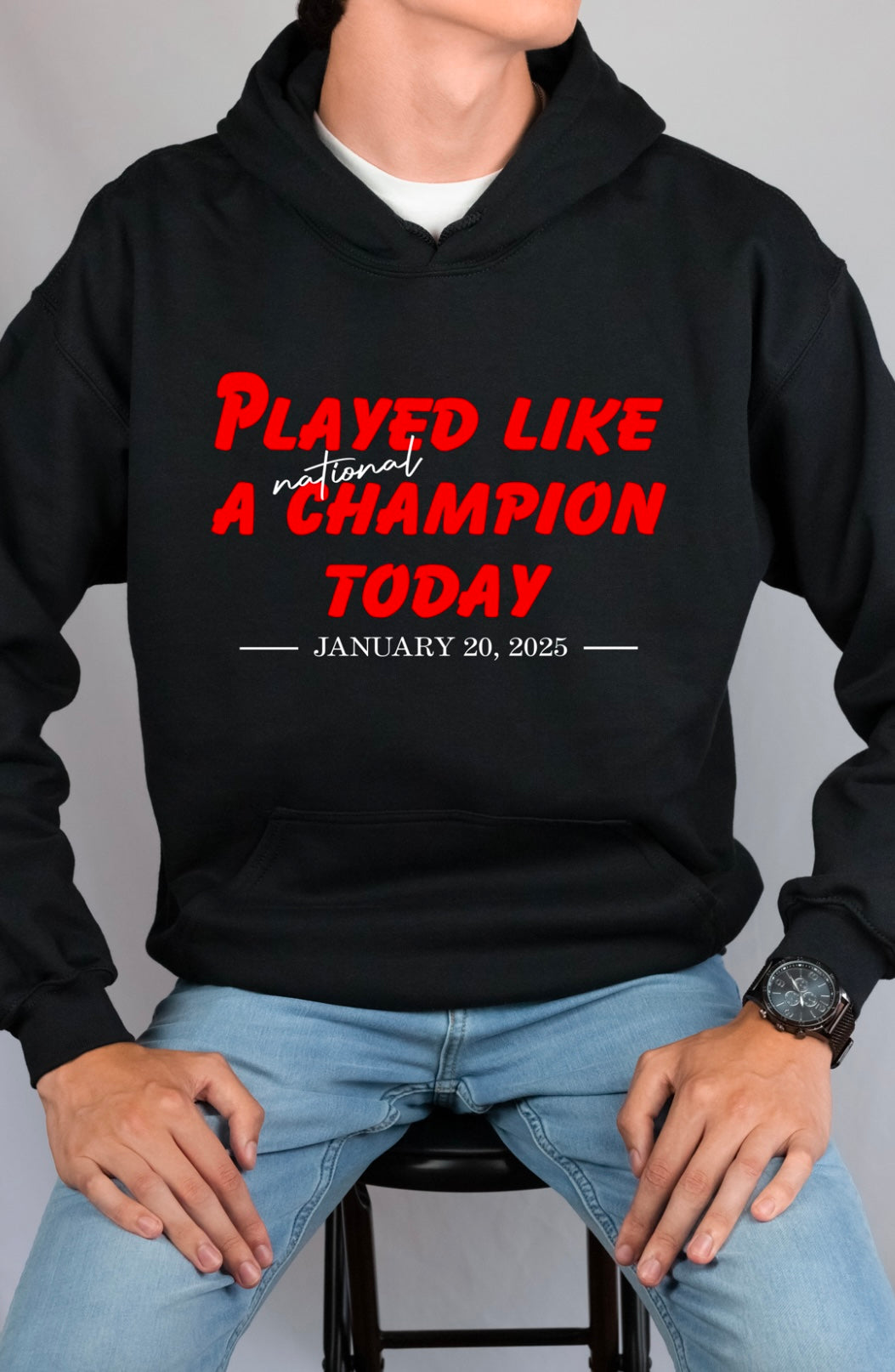 Played like a champion today