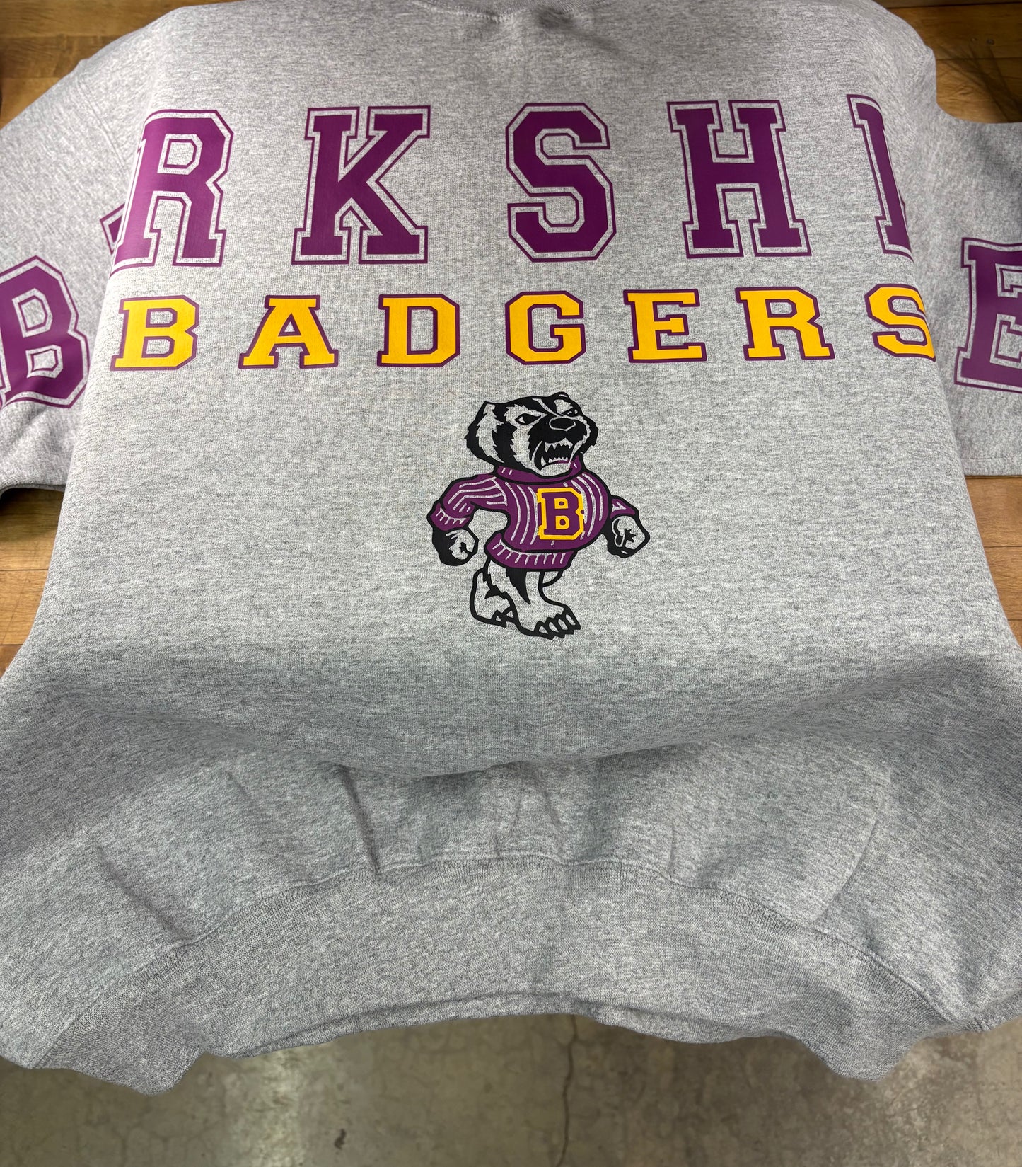 Oversized Print Horizontal school/mascot Crew