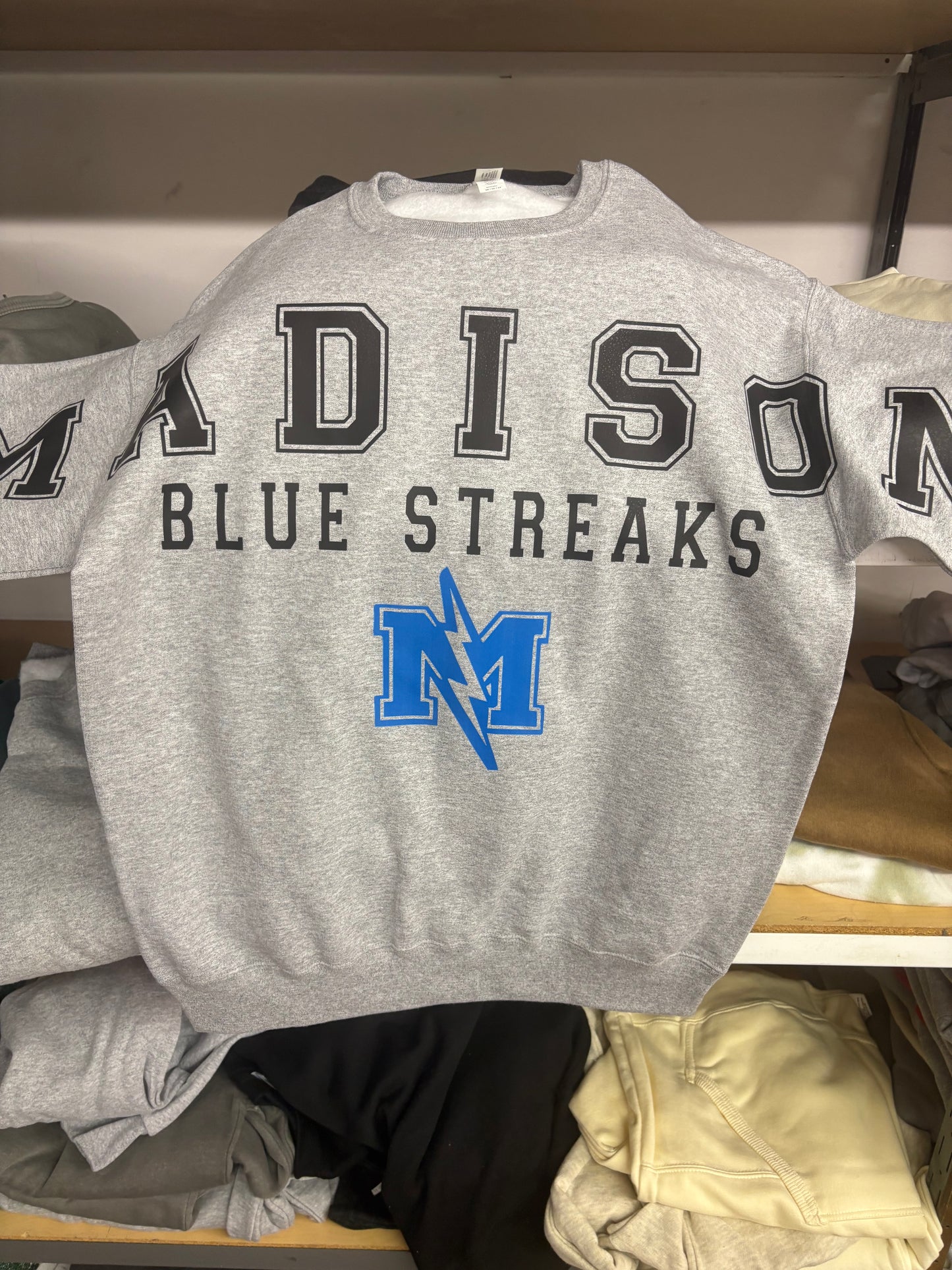 Oversized Print Horizontal school/mascot Crew