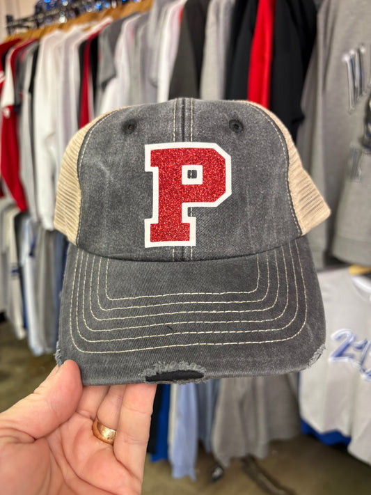 Perry distressed glitter hat