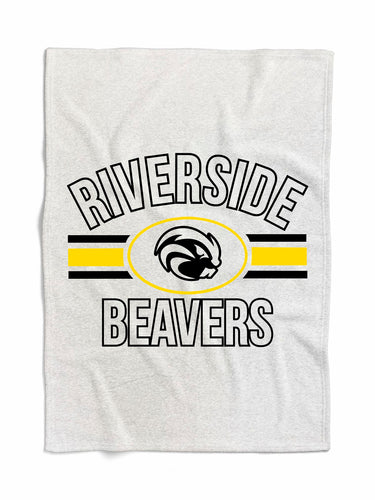 Fleece sweatshirt blanket Riverside Beavers