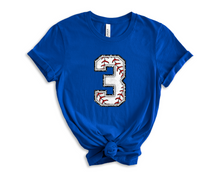 Soccer, Baseball, Softball Number With Stitching