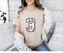Soccer, Baseball, Softball Number With Stitching