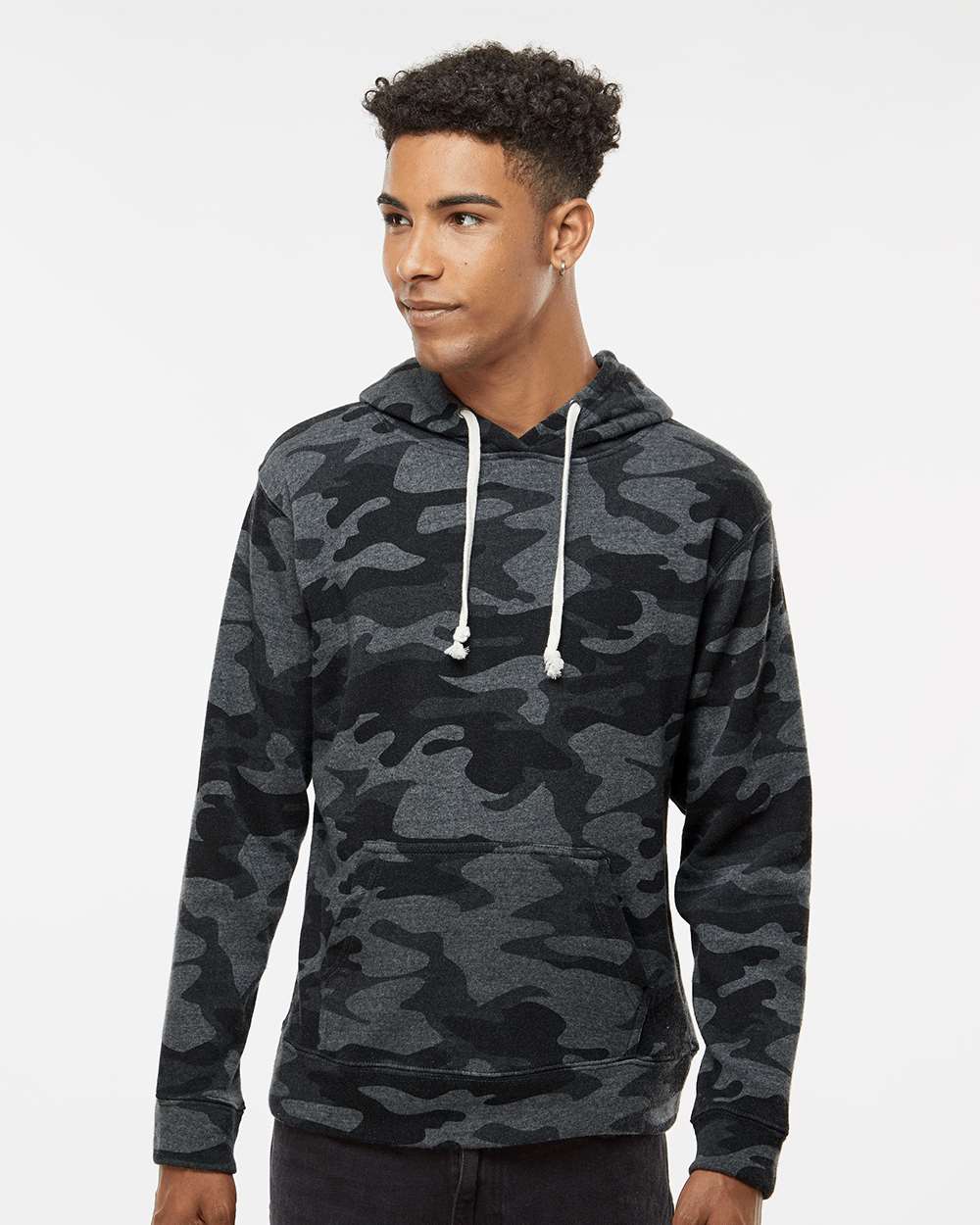 J. America Hooded Unisex Sweatshirt 8871