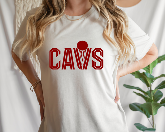 GLITTER Cleveland basketball tee