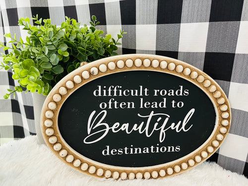 DIY oval frame choice of stencil
