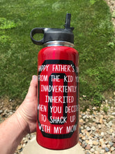 Happy father’s day water bottle 32oz