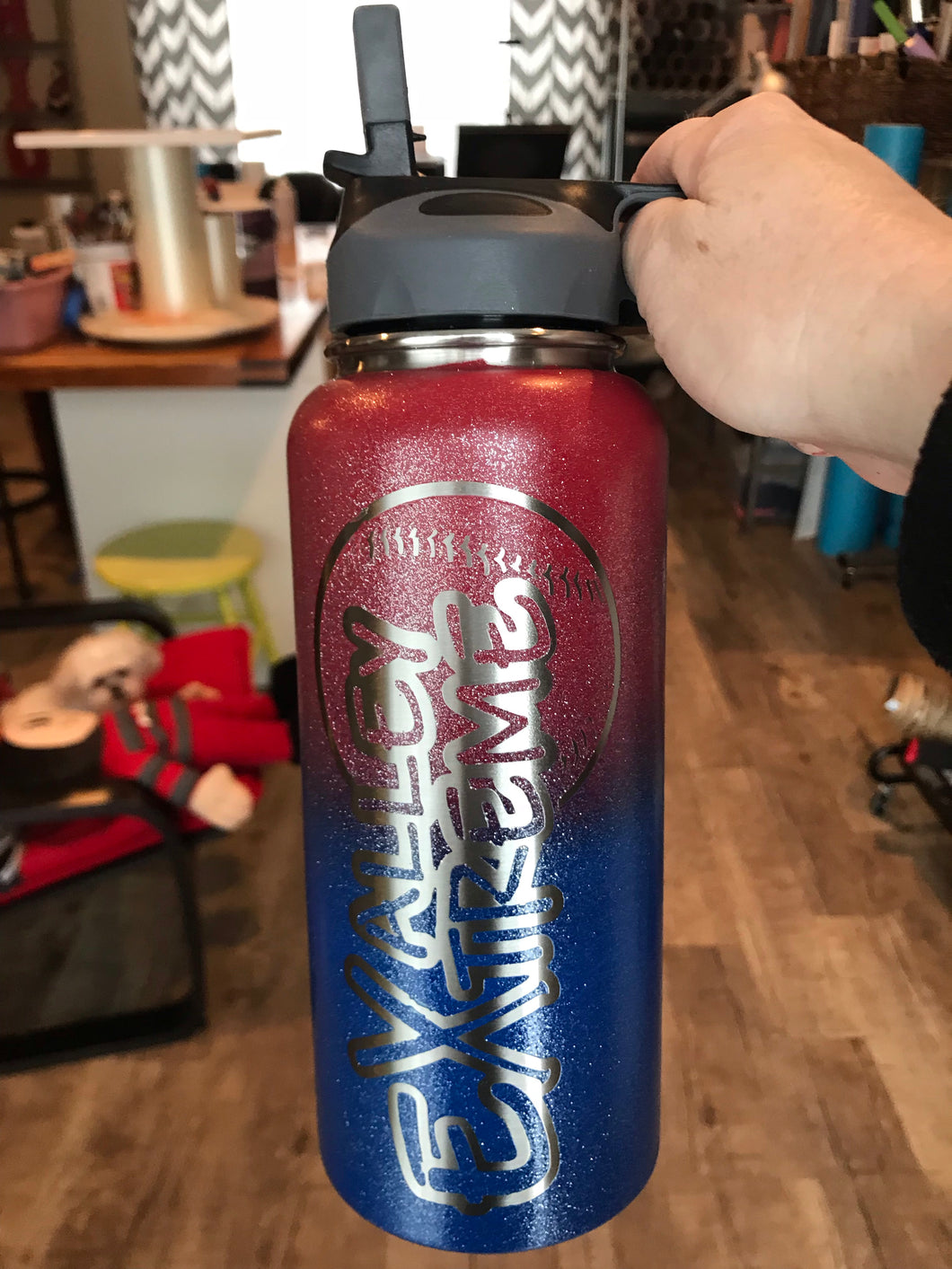 32 oz. Insulated Personalized Water Bottle — BASH Sports Academy