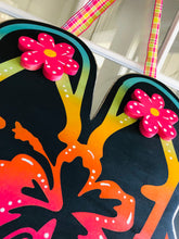 Welcome flip flop door hanger